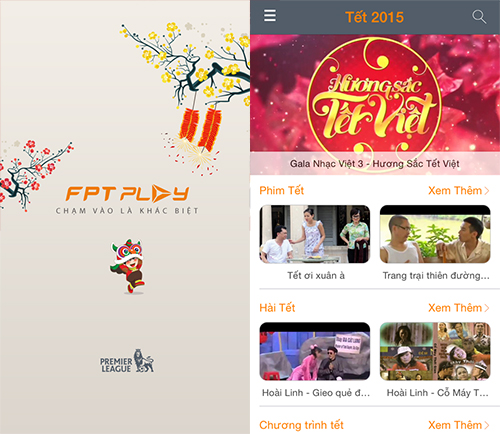 FPT Play lọt top 5 ứng dụng hấp dẫn cho smartphone dịp Tết